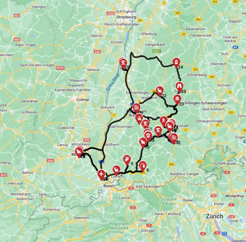 Basel Roundtrip - The best of the Black Forest